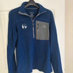 L.L. Bean Blue Fleece Pullover - AMC